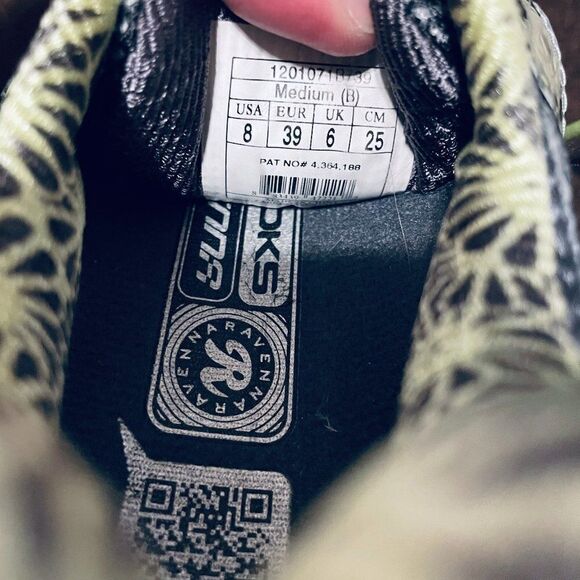 Very Good Brooks Ravenna 3 Womens Running Shoes Size 8 US 39 Medium Black Green - Picture 6 of 9